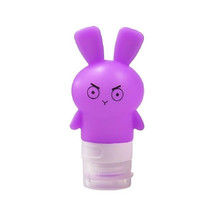 Multi-purpose Outdoor Travel Portable Bottle Squeeze Bottle Silicone Little Empty Bottle, Capacity:75ml(Purple)