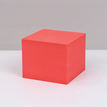 8 PCS Geometric Cube Photo Props Decorative Ornaments Photography Platform, Colour: Large Red Rectangular