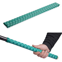 2 PCS 1m Fish Rod Heat Shrinkable Hand Handling Insulation Non-Slip Waterproof Sleeve, Specification: Diameter 22mm(Green)