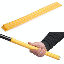 2 PCS 1m Fish Rod Heat Shrinkable Hand Handling Insulation Non-Slip Waterproof Sleeve, Specification: Diameter 20mm(Yellow)