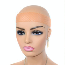 3 PCS Wig Silicone Hair Band Lace Headgear Silicone Wig Hair Band(Orange)