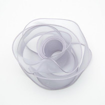 2 PCS Fishtail Yarn Ribbon Flower Packaging Material Snow Yarn Ribbon(Fishtail Purple)