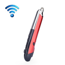 PR-08 1600DPI 6 Keys 2.4G Wireless Electronic Whiteboard Pen Multi-Function Pen Mouse PPT Flip Pen(Red)