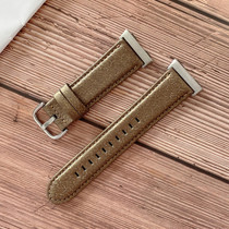 For OPPO Watch 46mm Shell Texture Watch Band(Brown)