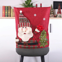Christmas Decoration Linen Chair Cover(The Elderly)
