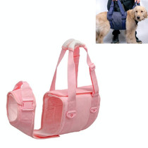 Pet Leash Senior Dogs Walking Aids Chest Harness, Size: XL(Pink)