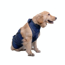 Pet Leash Senior Dogs Walking Aids Chest Harness, Size: L(Dark Blue)