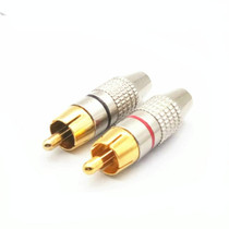 30 PCS / 15 Pairs 270RCA Lotus Head AV Plug Video Head Audio Head RCA Plug Lotus Plug(Color Random Delivery)