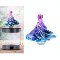Air Aerodynamic Wind Gyroscope Blown Spin Silent Stress Relief Toys WinSpin Wind Fidget Spinner(Dazzling Two-color)