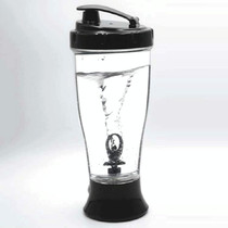 Coffee Milk Shake Electric Stirring Cup Simple Shake Cup, Capacity:350ml(Black)