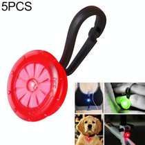 5 PCS Camping Night Running Arm Luminous Hanging Buckle Safety Light(Red)