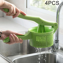 4 PCS Vegetable Dehydrating Vegetable Stuffing Water Squeezer(Green)