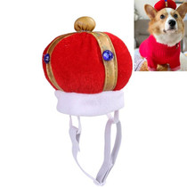 2 PCS Pet Crown Hat Creative Funny Dog Cat Headdress, Size: S