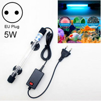 2 PCS 220V 5W UV Ultraviolet Algae Disinfection Fish Tank Lamp, EU Plug