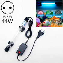 2 PCS 220V 11W UV Ultraviolet Algae Disinfection Fish Tank Lamp, EU Plug