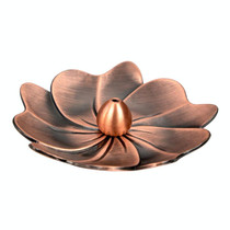 Household Bedroom Alloy sandalwood Furnace Creative Antique Line Incense Burner Incense Holder, Style:Drop Shape(Red Copper)