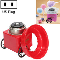 Retro Trolley Mini Cotton Candy Machine, Specification:U.S. Regulations 110 V(Red)