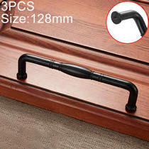 3 PCS 6228-128 Simple Archaistic Zinc Alloy Handle for Cabinet Wardrobe Drawer Door, Hole Spacing: 128mm