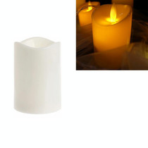 Cylindrical LED Electronic Candle Light Simulation Wedding Candlestick Candle, Size:13x7.5cm