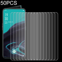 50 PCS 0.26mm 9H 2.5D Tempered Glass Film for OPPO Reno 2
