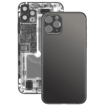 Back Battery Cover Glass Panel for iPhone 11 Pro(Black)