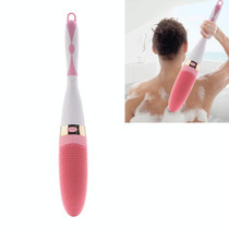 CNaier AE-8381 Household Waterproof Vibration Silicone Electric Massage Bath Body Brush (Pink)
