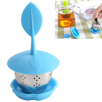 Stainless Steel Silicone Hanging Tea Bag Tea Strainers (Blue)