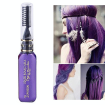 One-time Hair Temporary Color Hair Dye Non-toxic DIY Hair Color Mascara Dye Cream Hair(Dark Purple)