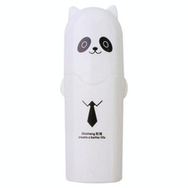 Outdoor Travel Camping Towel Toothbrush Toothpaste Multi Cap Storage Case(white panda)