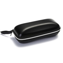 Sunglasses PU Leather Shell Zipper Glasses Case Box, Size: 16.5*6cm