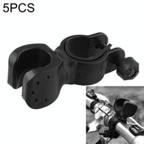5 PCS 360 Degrees Rotation Mount Holder Clip Clamp, for Bicycle Bike Flashlight
