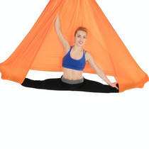 Household Handstand Elastic Stretching Rope Aerial Yoga Hammock Set(Orange)