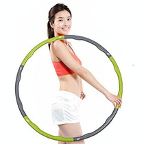 0.7kg 6-Section Fitness Removable Sponge Foam Fitness Circle for Adult(Green)