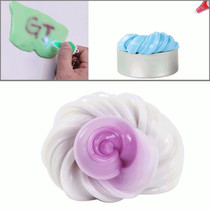UV Discoloration Mud DIY Plasticine Slime Stress Reducer Anti-Anxiety Toy Bouncing Putty Magic Clay Education Toys for Kids and Adults, Iron Box Size: 8x2.5cm(White)