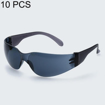 10 PCS Working Protective Glasses Windproof Dustproof  Goggles(Black)