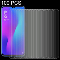 100 PCS 0.26mm 9H 2.5D Tempered Glass Film for OPPO R17 & R17 Pro