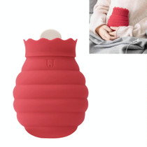 Original Xiaomi Youpin Jotun Judy Warm Water Bag  Silicone Hot Water Bag Small Size15x10x5.8cm(Red)