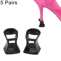 5 Pairs Hard Wearing Anti-slip PVC StoppersShoes High Heel Cover Protectors, Size: M ,Random Color Delivery