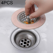 4 PCS Kitchen Drain Floor Drain Garbage Filtering Anti Blocking Flip Grade Drain Cleaning Basket, Diameter: 11cm,  Random Color Delivery