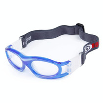 0860-01 Protective Sports Goggles Safety Basketball Glasses for Kids with Adjustable Strap(Blue)