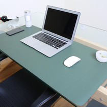 Multifunction Business PU Leather Mouse Pad Keyboard Pad Table Mat Computer Desk Mat, Size: 90 x 45cm(Green)