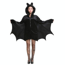 Halloween Costume Children and Women Bat Vampire Clothing Stage Performance Cosplay Clothing, Size:XXL, Bust: 102cm, Clothes Long: 79cm, Suggested Height:168-175cm