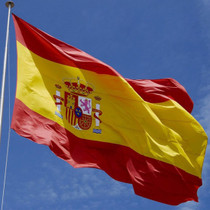 Polyester Material Spain Flag, Size: 150*90cm