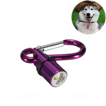 Aluminum LED Flashing Safety Night Light Blinker Pet Pendant for Dog / Cat, Random Color Delivery