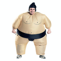 Adult Inflatable Sumo Costume Halloween Christmas Festival Party Carnival Inflated Clothes Wrestler Costumes