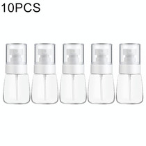 10 PCS Portable Refillable Plastic Fine Mist Perfume Spray Bottle Transparent Empty Spray Sprayer Bottle, 30ml(Transparent)