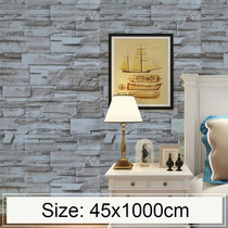 Stucco Brick Creative 3D Stone Brick Decoration Wallpaper Stickers Bedroom Living Room Wall Waterproof Wallpaper Roll, Size: 45 x 1000cm
