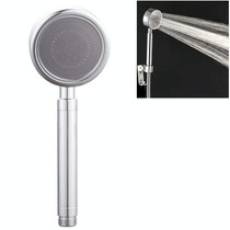 Space Aluminum Round Shape High Pressure Handheld Shower Head Water Saving Bathroom Accessories, Size: 23 x 8.2 x 2cm(Silver)
