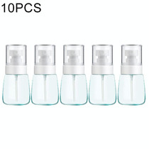 10 PCS Portable Refillable Plastic Fine Mist Perfume Spray Bottle Transparent Empty Spray Sprayer Bottle, 30ml(Blue)