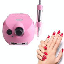 Nail 10W 220V Electric Power Grinding Machine 25000 Turn, EU Plug(Pink)